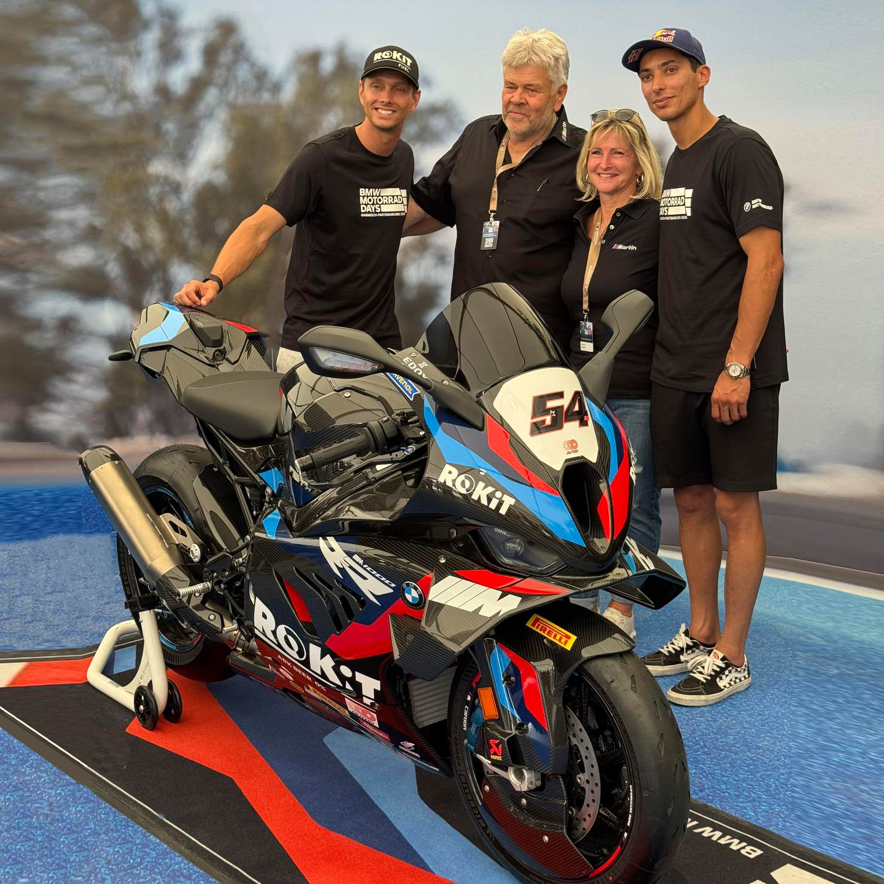 BMW Martin bei den BMW Motorrad Days in Garmisch